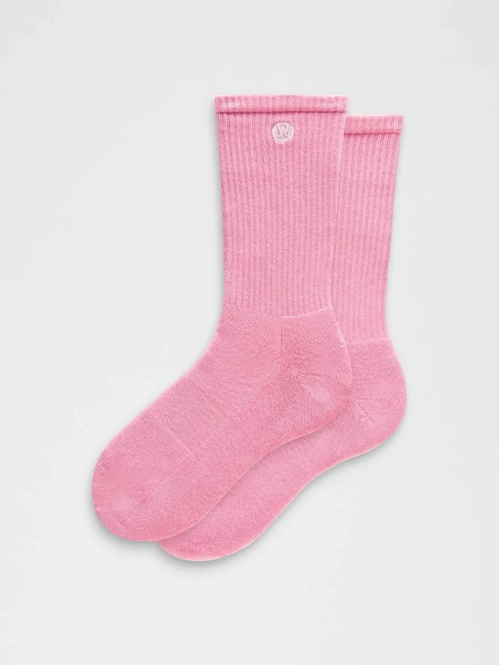 Lululemon Daily Essentials Crew Length Socks Candy Cloud